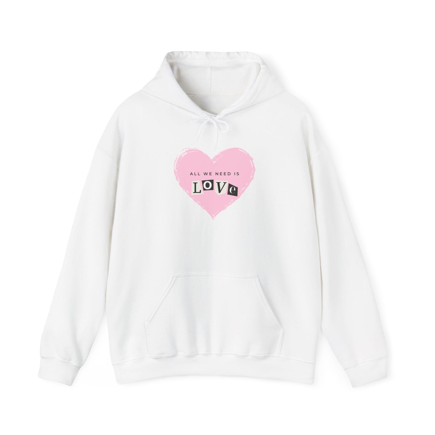 "All we need is love" Unisex Heavy Blend™ Hooded Sweatshirt