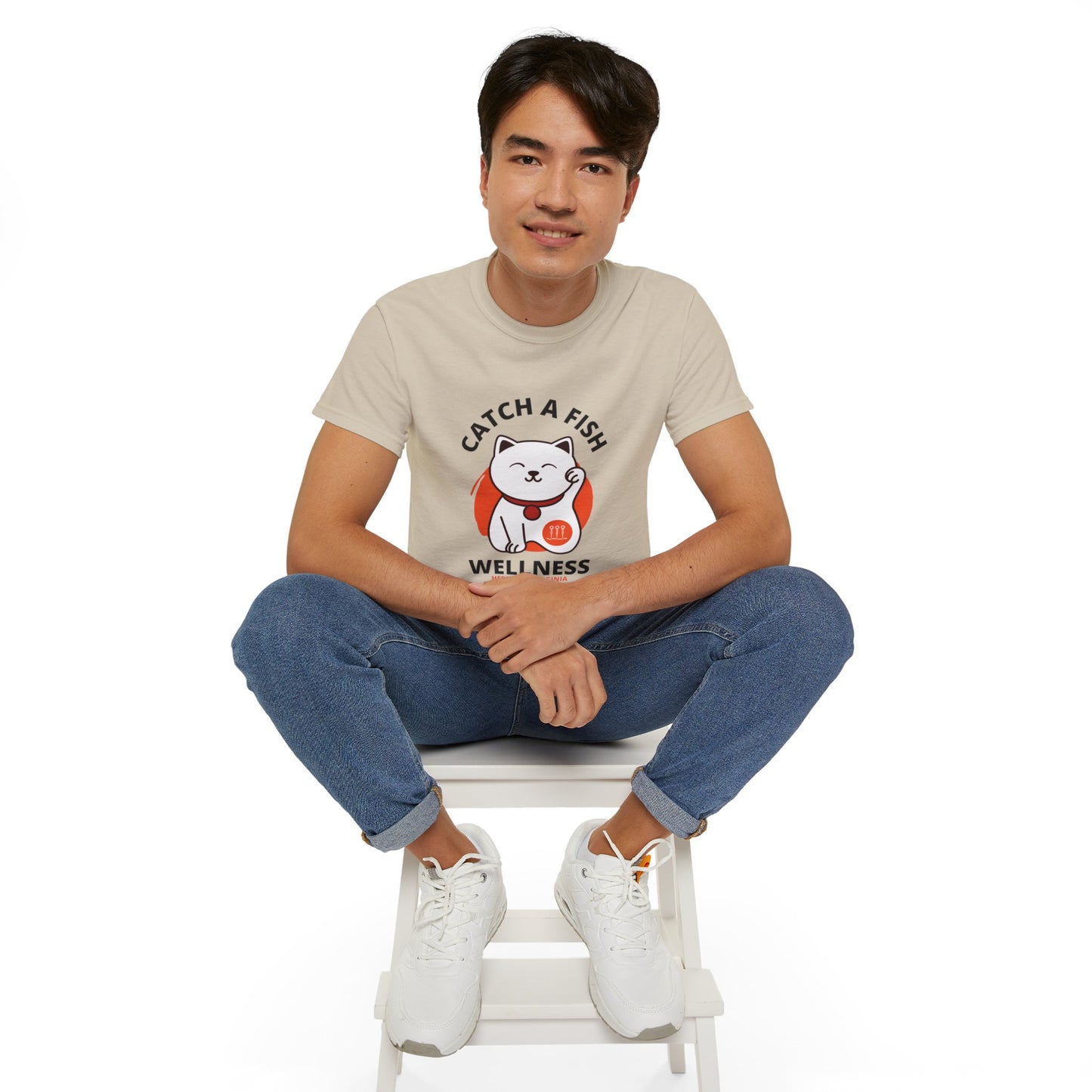 "CAF" Lucky Cat Unisex Ultra Cotton Tee