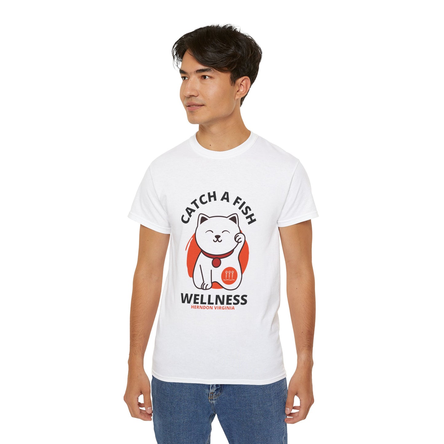 "CAF" Lucky Cat Unisex Ultra Cotton Tee