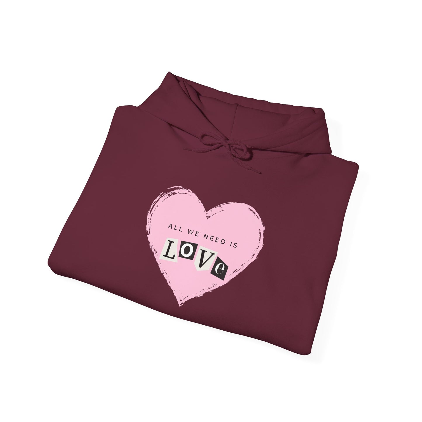 "All we need is love" Unisex Heavy Blend™ Hooded Sweatshirt