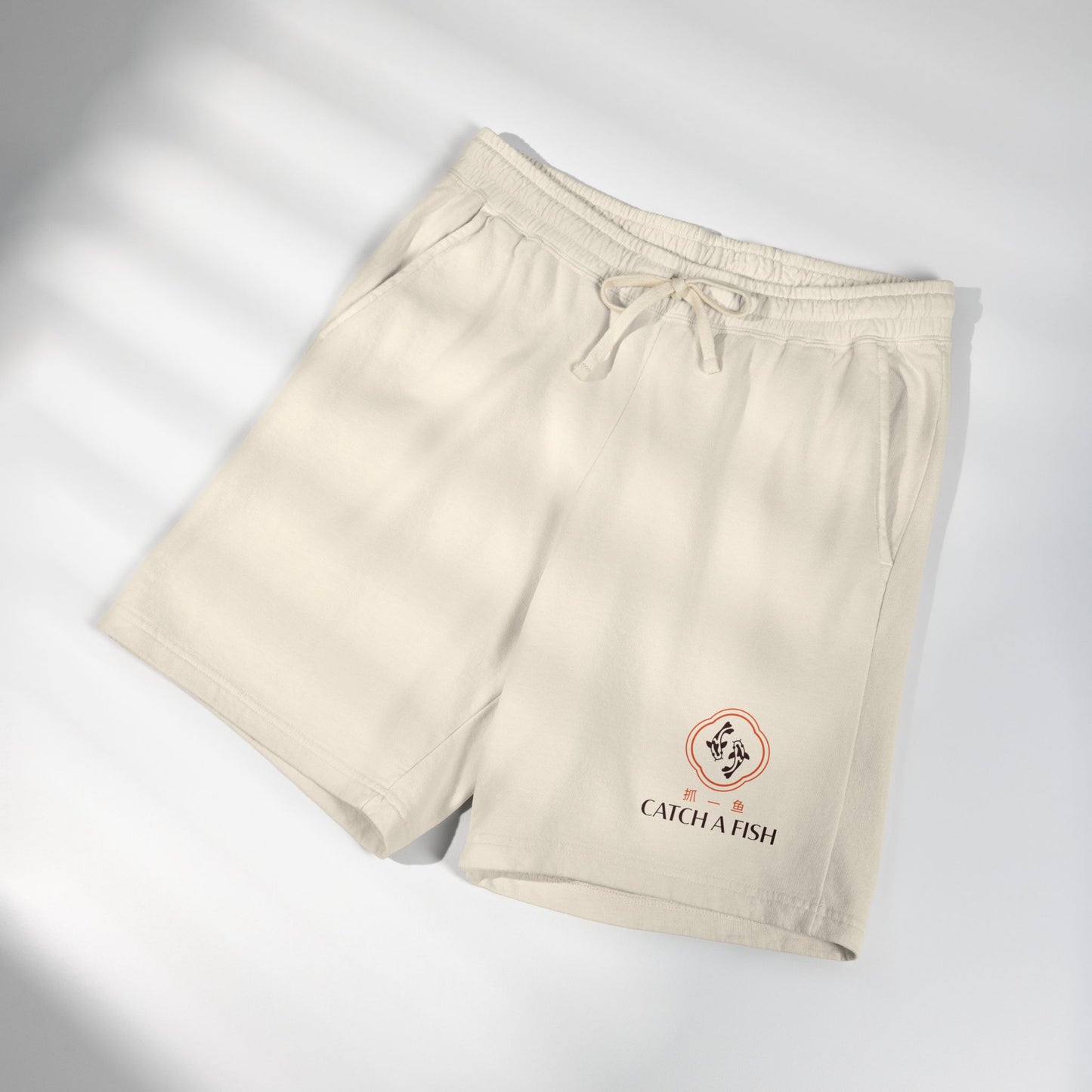 Unisex Garment-Dyed Lightweight Fleece Sweat Shorts