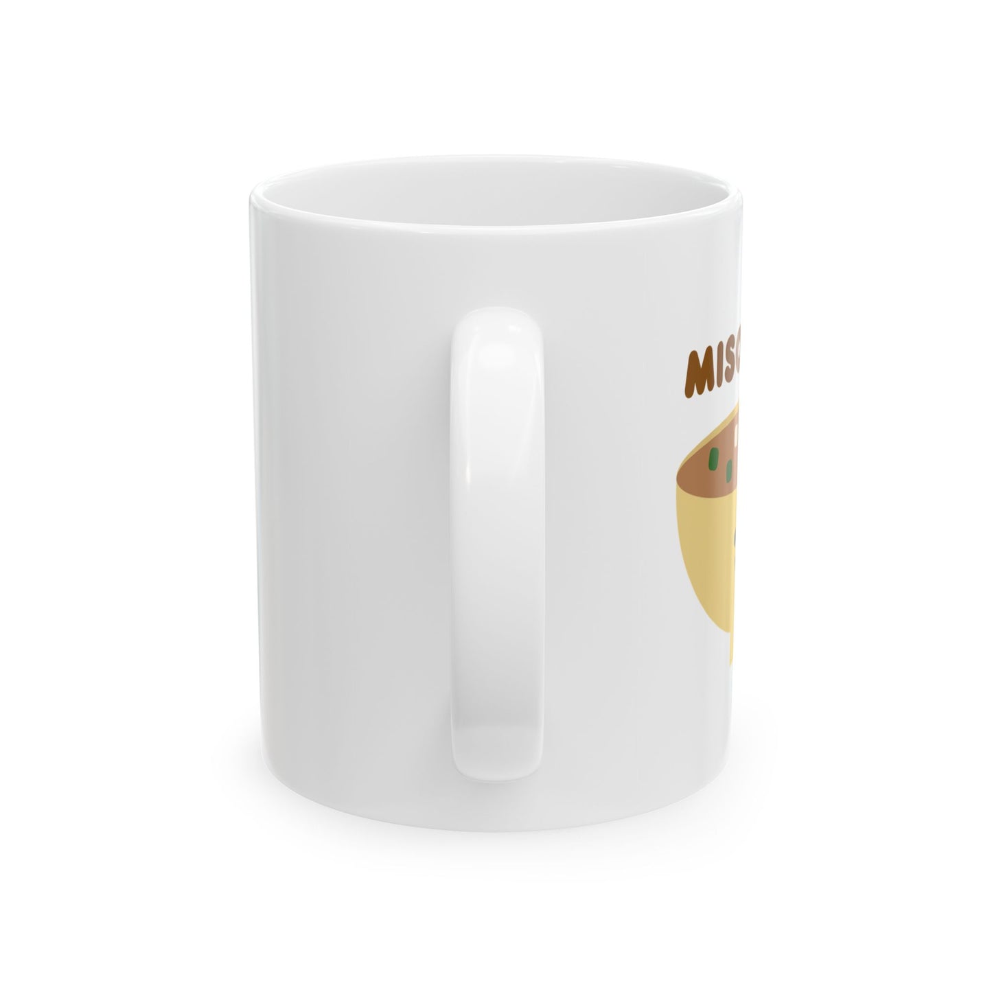 Miso Cute Ceramic Mug, (11oz)