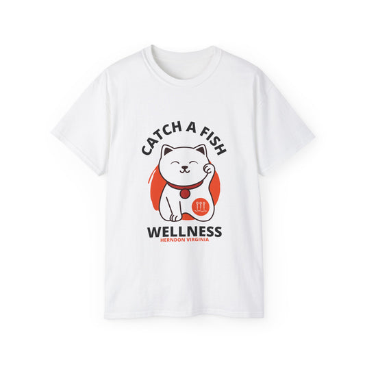 "CAF" Lucky Cat Unisex Ultra Cotton Tee