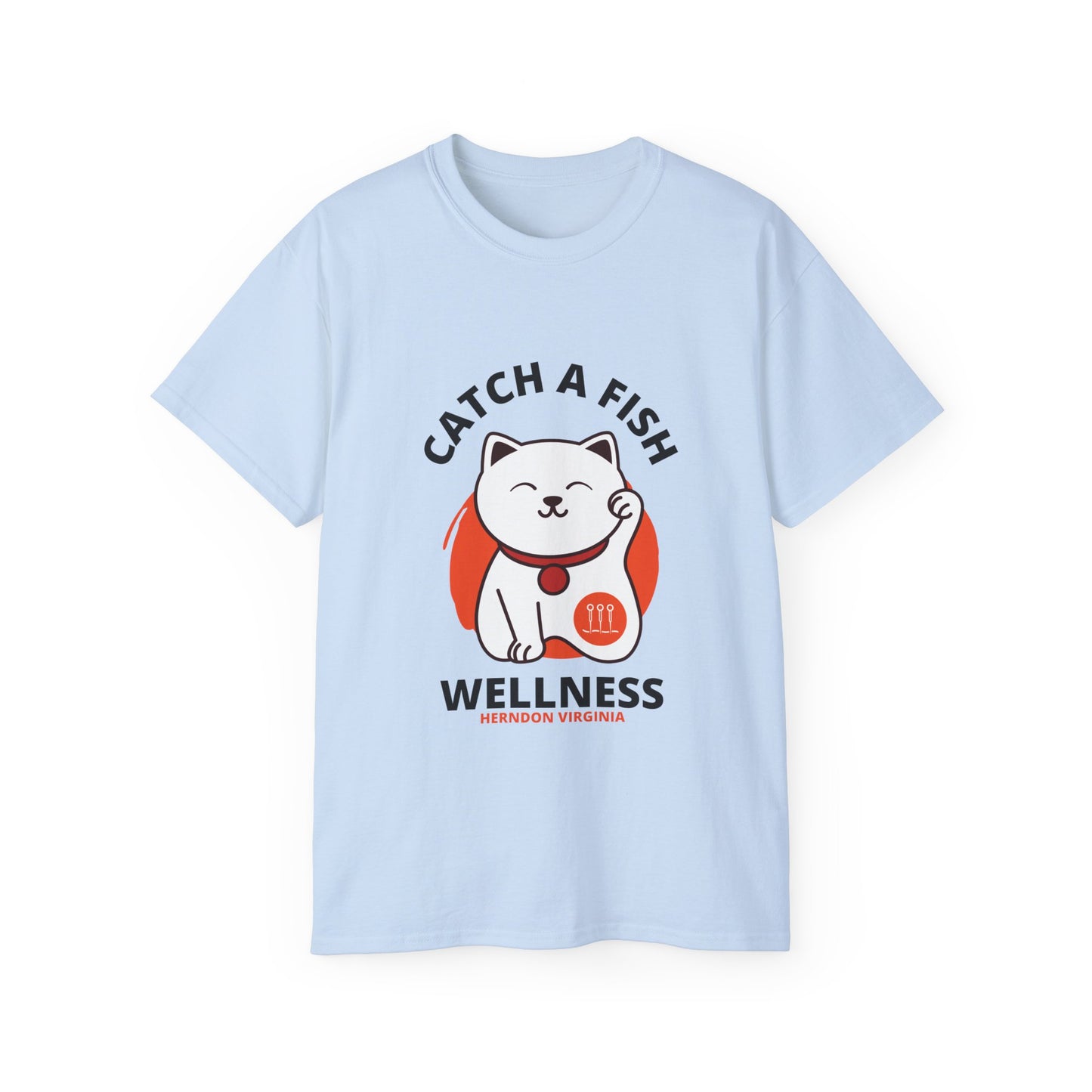 "CAF" Lucky Cat Unisex Ultra Cotton Tee