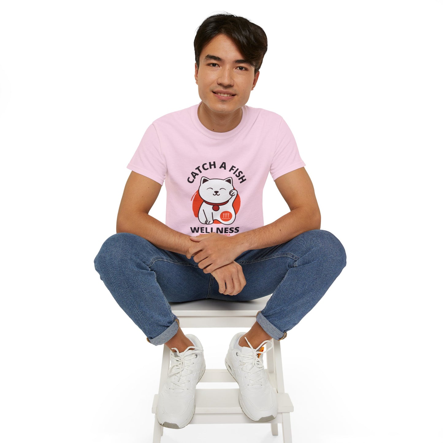"CAF" Lucky Cat Unisex Ultra Cotton Tee
