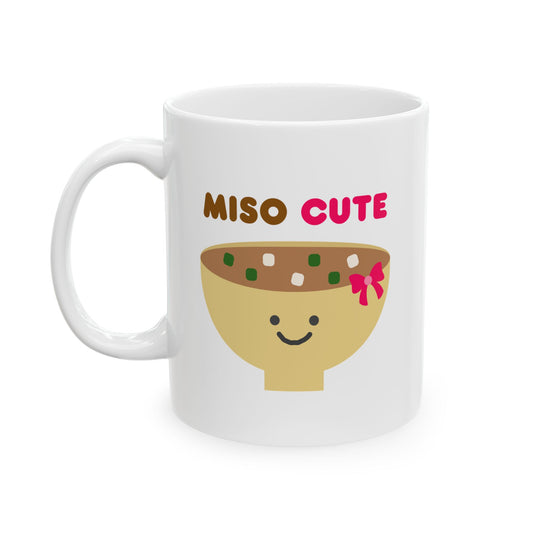 Miso Cute Ceramic Mug, (11oz)