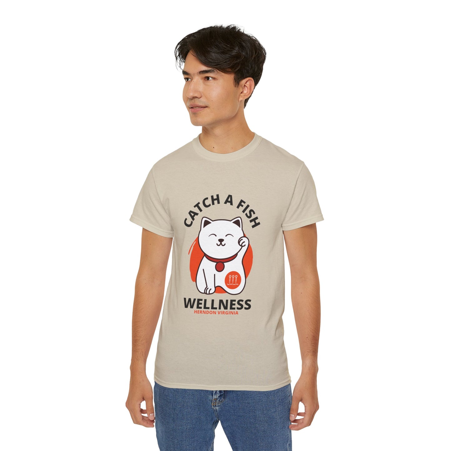 "CAF" Lucky Cat Unisex Ultra Cotton Tee