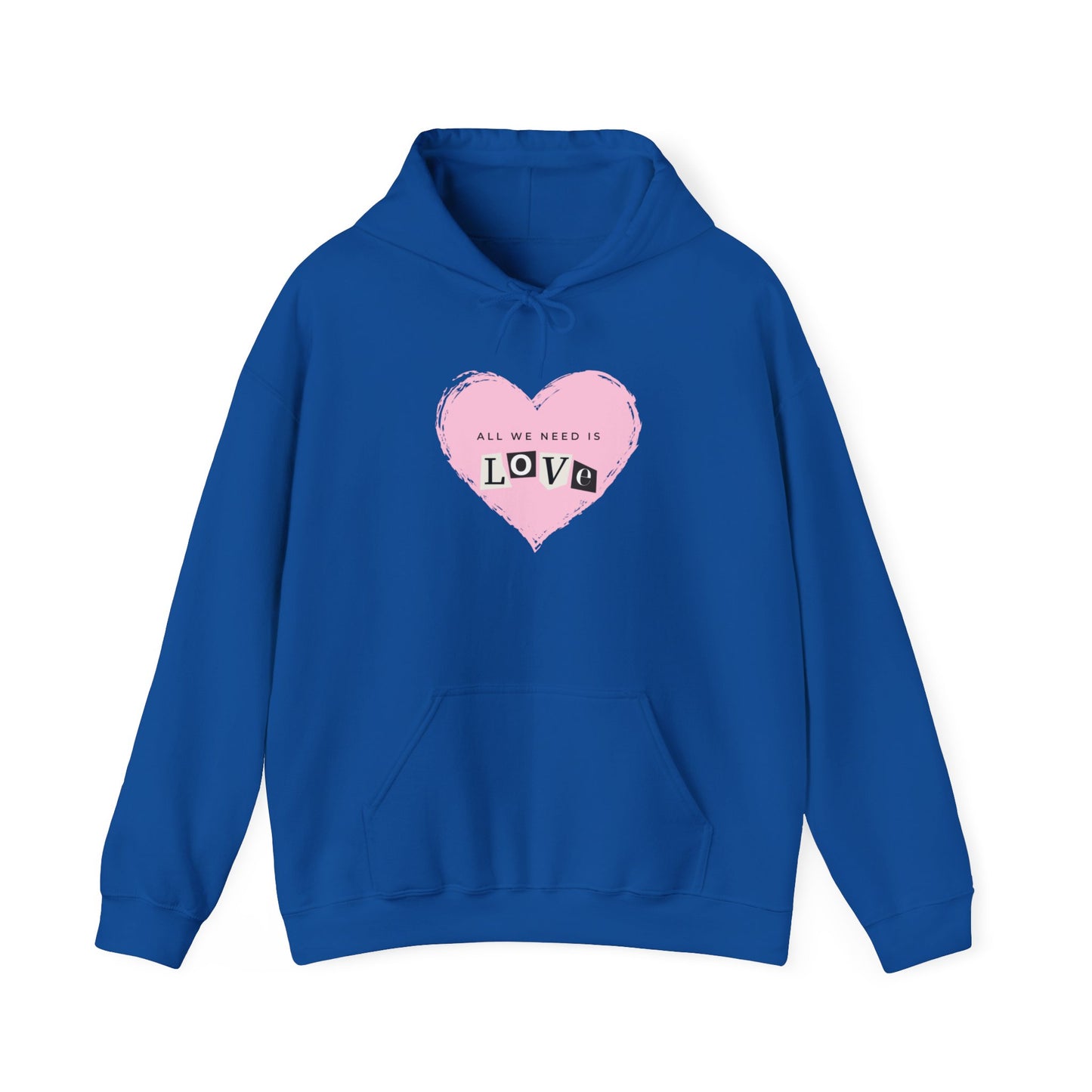 "All we need is love" Unisex Heavy Blend™ Hooded Sweatshirt
