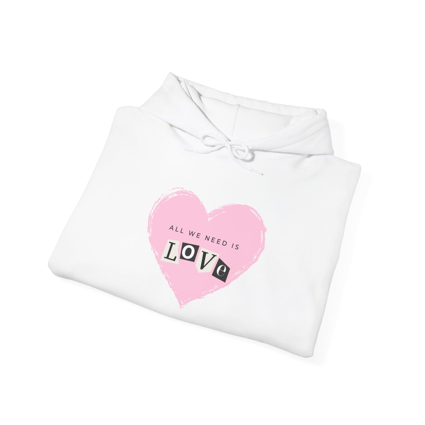 "All we need is love" Unisex Heavy Blend™ Hooded Sweatshirt